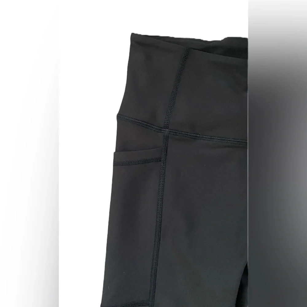 Aqua Leggings Athletic Women's Black Multi Color Pull On Style Size XS